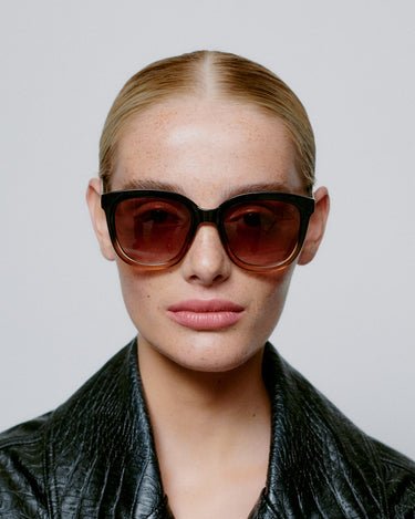 Billy / Black Brown Transparent & Gradient Brown Lens - Shade Files